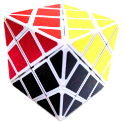 Calvin's Puzzle Okamoto & Greg Lattice Cube White (4-Color Scheme)