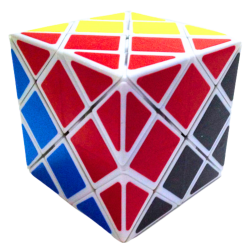 Calvin's Puzzle Okamoto & Greg Lattice Cube White (4-Color Scheme)