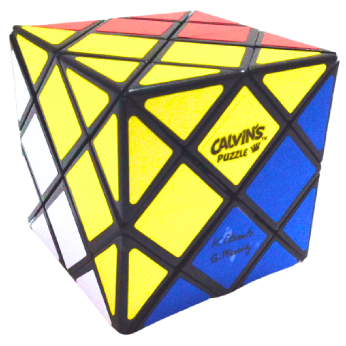 Calvin's Puzzle Okamoto & Greg Lattice Cube Black (4-Color Scheme)