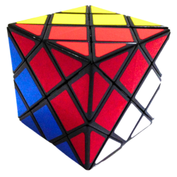 Calvin's Puzzle Okamoto & Greg Lattice Cube Black (4-Color Scheme)