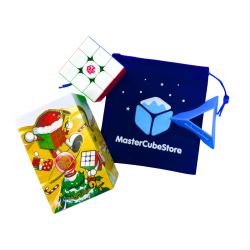 GANCUBE x MasterCubeStore Christmas Bundle - GAN356 M e 3x3 Christmas Edition + MCS Frosty Winter Merchandise