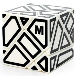 Ninja Ghost Cube White (Black Stickers)