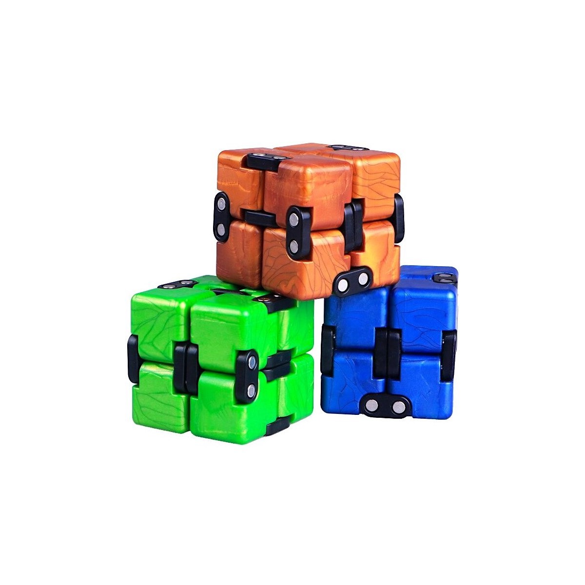 QiYi Infinity Cube Blue, Green, Orange Bundle - 3 Infinity Puzzles