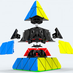 YuXin Little Magic 4x4 Master Pyraminx Stickerless